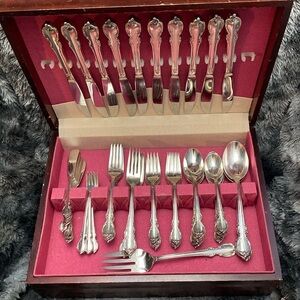 Reflection 1959 Silverplate Flatware 75 pieces